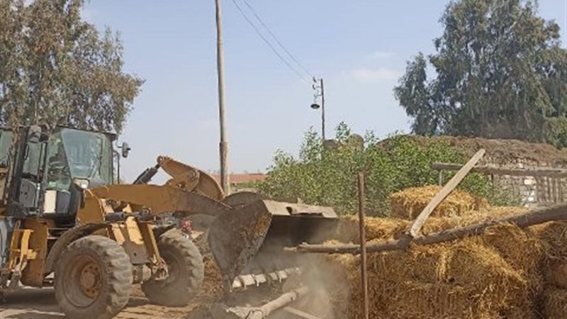 إزالة 30 حالة تعدي