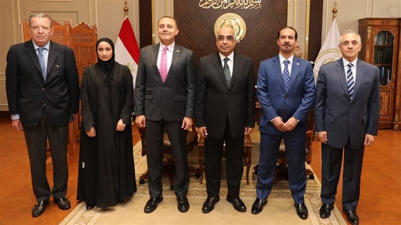 وزير العدل خلال الاستقبال