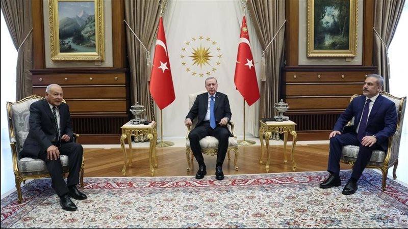 أردوغان ووزير خارجية