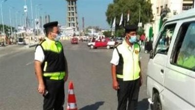 تحرير 168 مخالفة مرورية فى الإسكندرية خلال 24 ساعة