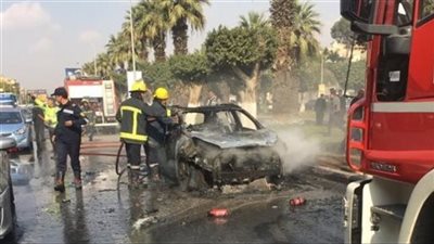عامل يشعل النيران في سيارة زوج شقيقه بسوهاج