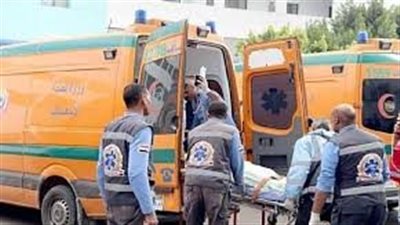 إصابة 3 أشخاص إثر انقلاب سيارة نقل بالإسماعيلية