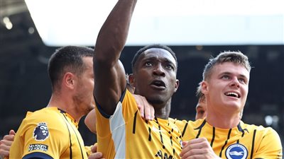 الدوري الإنجليزي، إستوبينيان يسجل التعادل لـ برايتون في شباك مانشستر سيتي