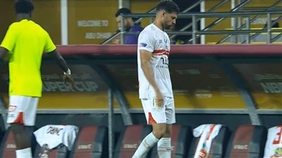 شاهد غضب مصطفى شلبي عقب استبداله في مباراة الزمالك وبيراميدز 