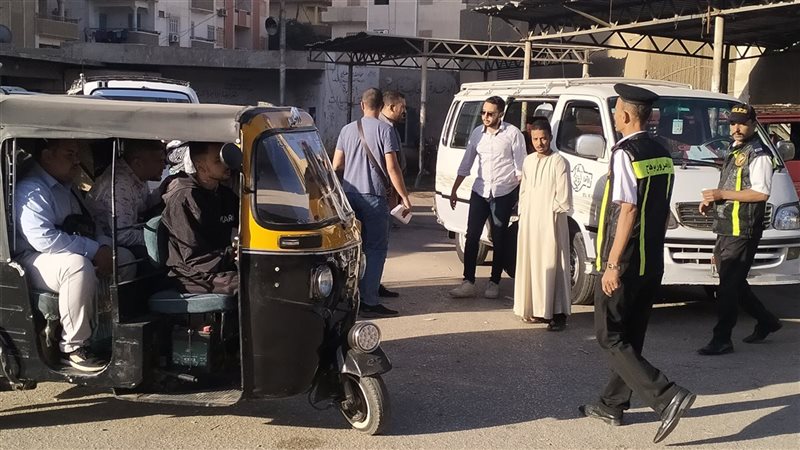 مرور طهطا يشن حملات