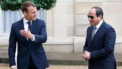 السيسي وماكرون يؤكدان أهمية تعزيز المجالات الاقتصادية والتجارية والاستثمارية بين البلدين