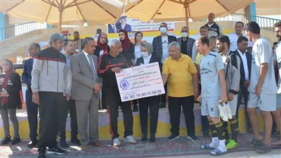 نائب محافظ الوادي الجديد تشهد ختام دوري مراكز الشباب الحدودية