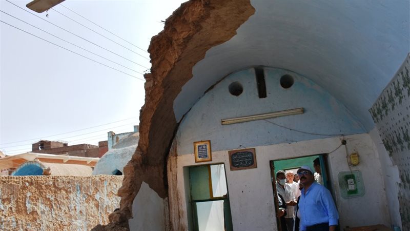المنازل المتضررة
