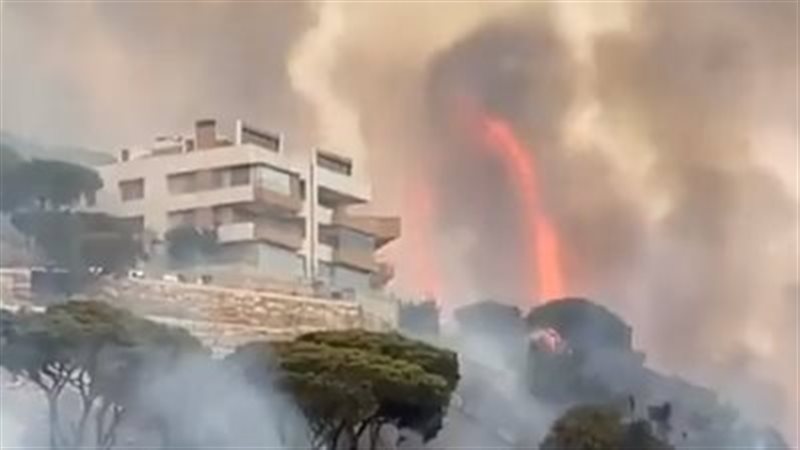 حرائق لبنان