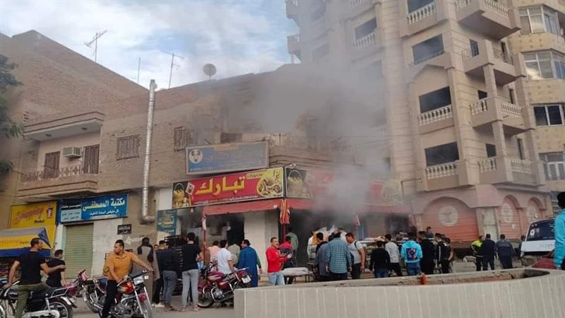 إخماد حريق مخبز بالفيوم
