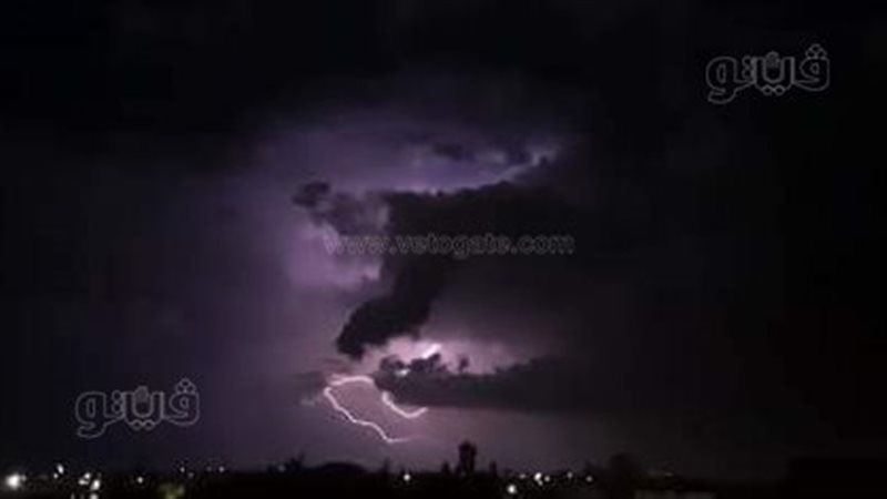 البرق في سماء الضبعة