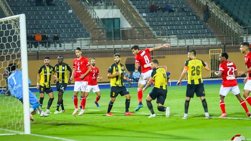 مباراة الأهلي والمقاولون