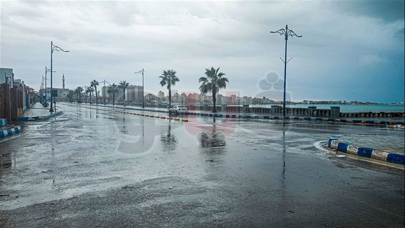 أمطار ورعد في مطروح