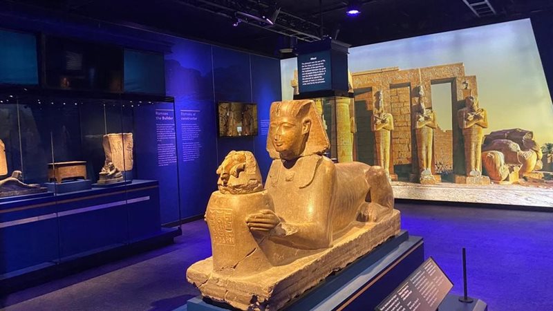 افتتاح معرض ذهب الفراعنة