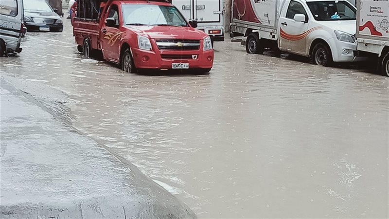 غرق شوارع الإسكندرية