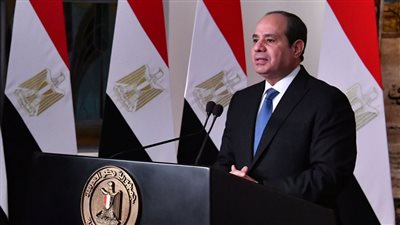 السيسي خلال احتفالية 
