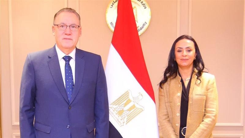 مايا مرسي وزيرة التضامن