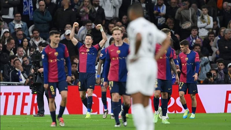 برشلونة وريال مدريد،