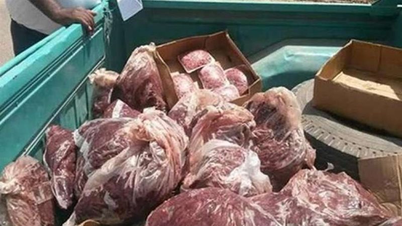 ضبط لحوم فاسدة بحملة