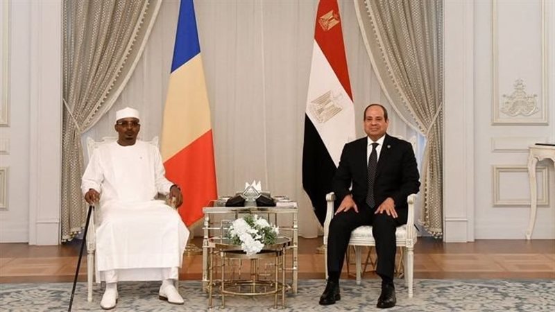 السيسي وإدريس ديبي،
