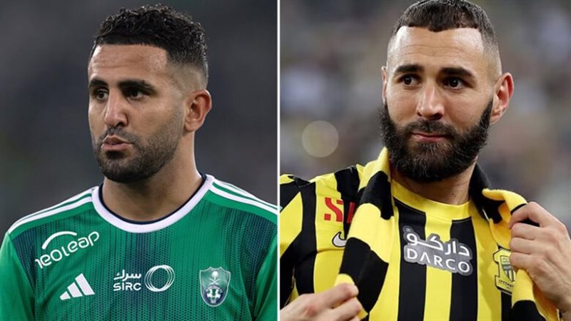 بنزيما ورياض محرز
