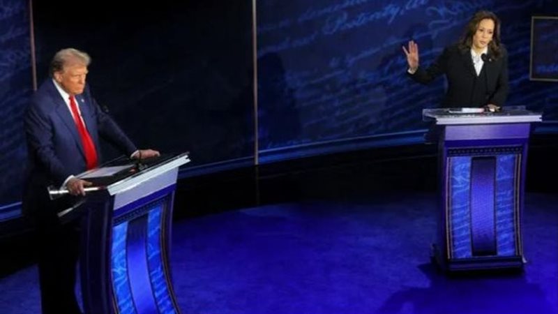 ترامب وكامالا هاريس،
