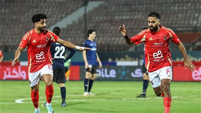 حسين الشحات يسجل الهدف الرابع لـ الأهلي في شباك سيراميكا 