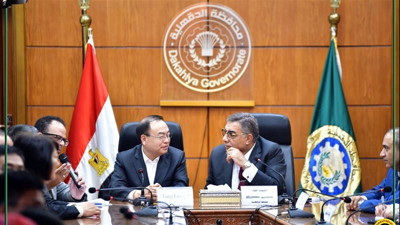 استقبال الوفد الصيني،