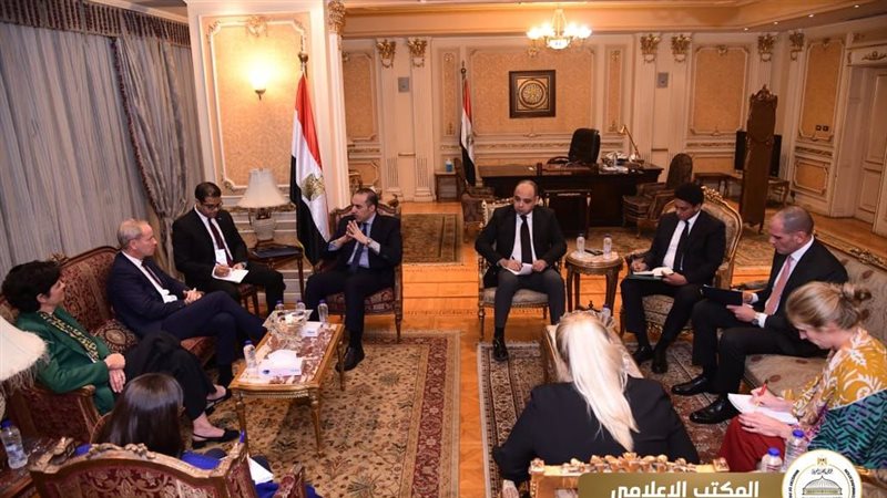استقبال وفد حقوق