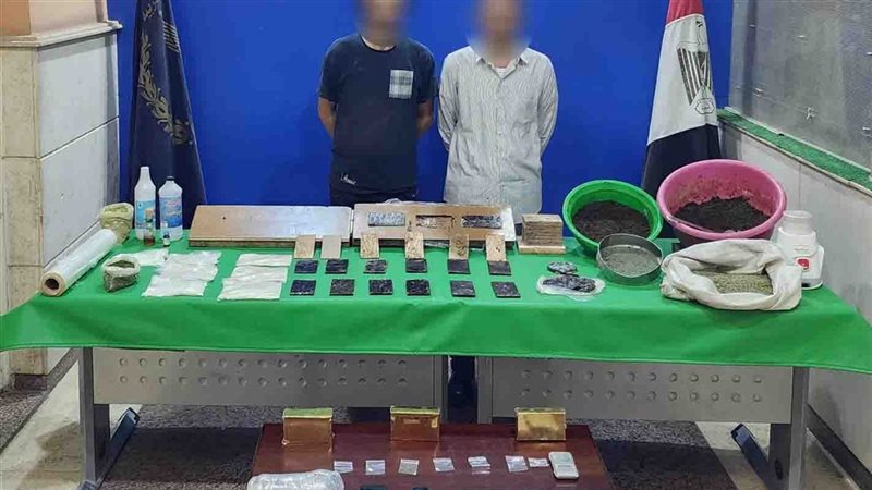 ضبط مصنع لإعادة تدوير