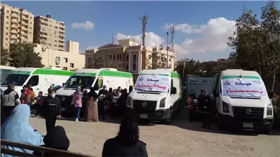 إطلاق 3 قوافل طبية ضمن مبادرة رئيس الجمهورية حياة كريمة