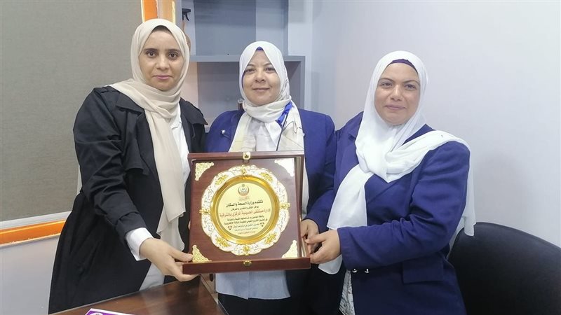 تكريم الفريق الطبى