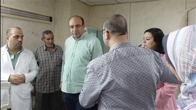 وكيل صحة الدقهلية يتفقد سير العمل بمستشفي طب وجراحة العيون