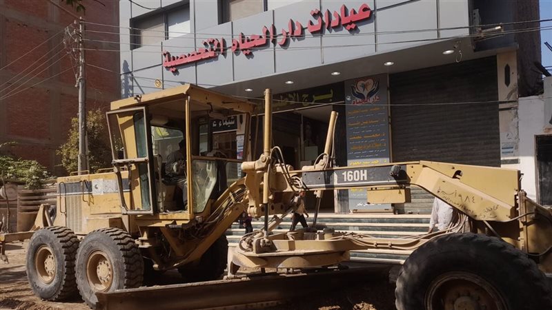 تسوية الطرق بصدفا