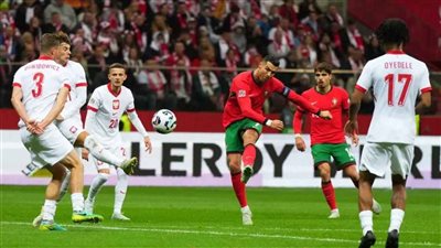 دوري الأمم الأوروبية، تعادل سلبي بين البرتغال وبولندا في الشوط الأول