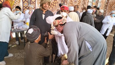 انطلاق الحملة القومية للتحصين ضد مرض الحمى القلاعية في الأقصر (صور)