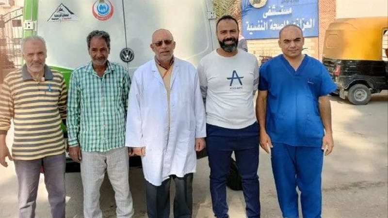 قافلة علاجية بقرية
