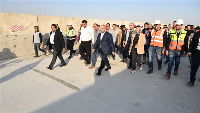 وزير النقل أثناء