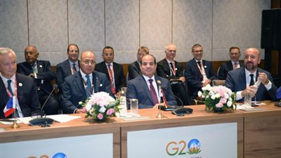 قمة مجموعة العشرين بالبرازيل.. السيسي يشارك بالجلسات غدا.. حضور مصر انعكاسا لثقلها الدولي والإقليمي ودورها في تعزيز صوت الدول النامية بشكل عام والدول العربية والإفريقية بشكل خاص