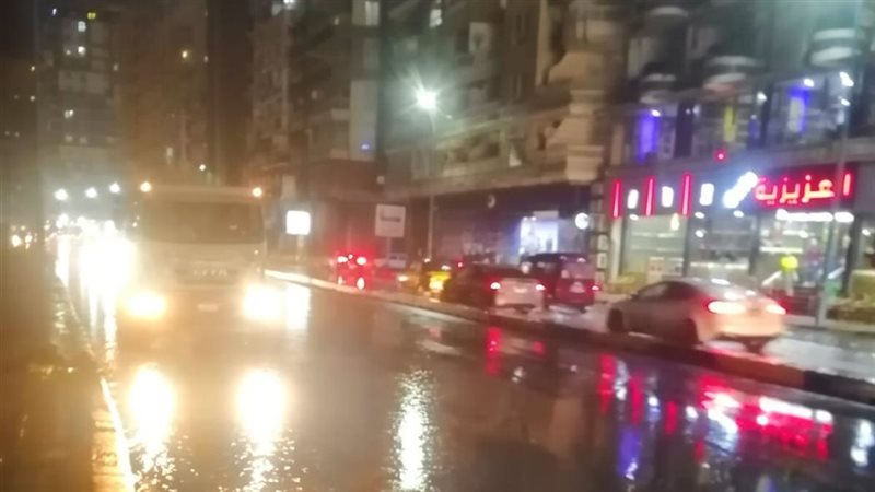 هطول الامطار في الاسكندرية
