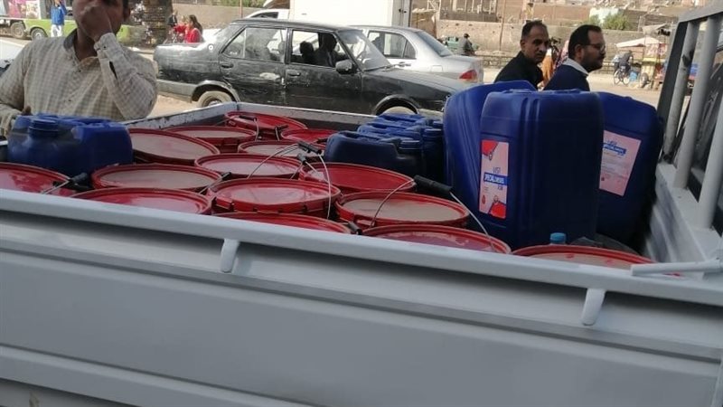 السولار المضبوط بمحافظة