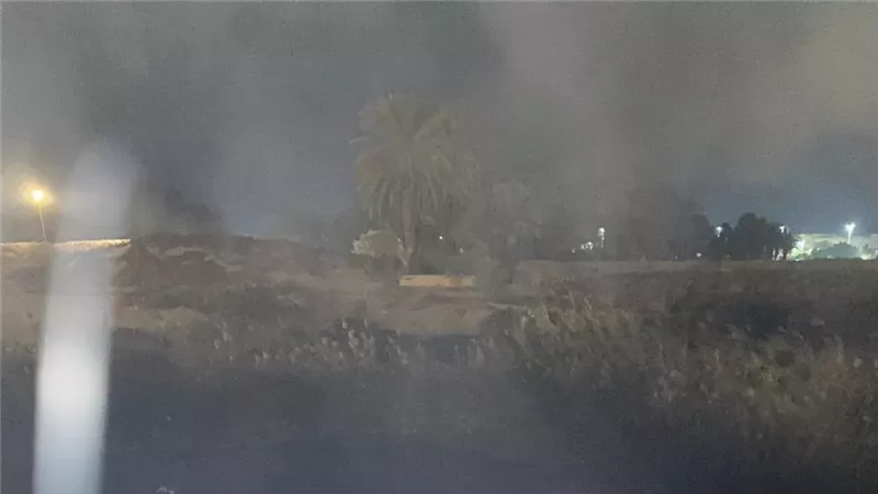 حريق معبد موت بالأقصر