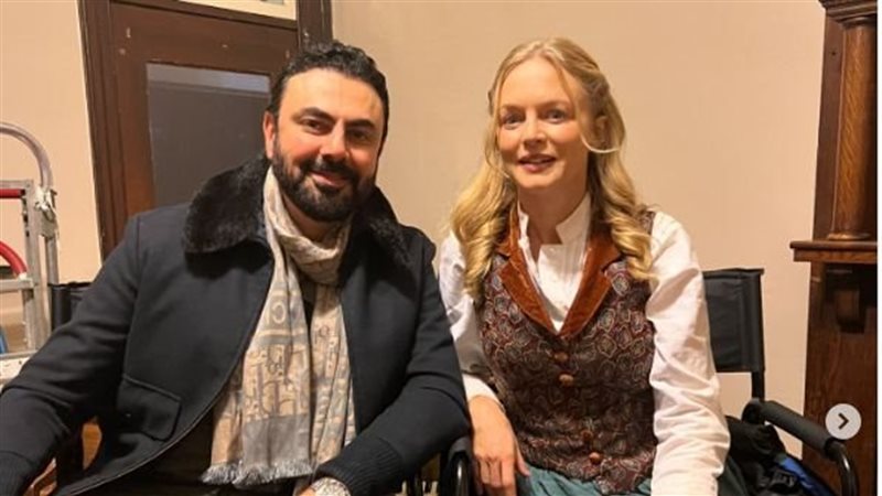 محمد كريم أثناء تصوير