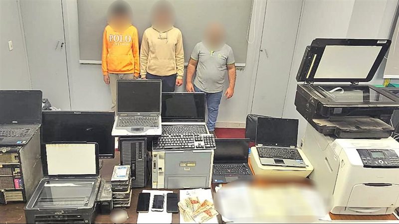 ضبط تشكيل عصابى لتزوير