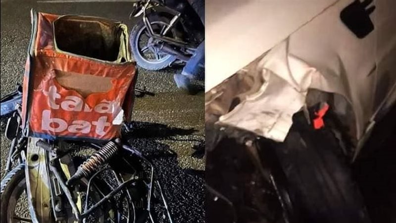  حادث دهس عامل دليفري،