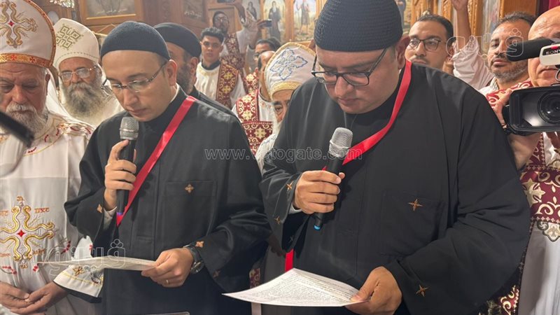 تعيين كاهنين بمطرانية
