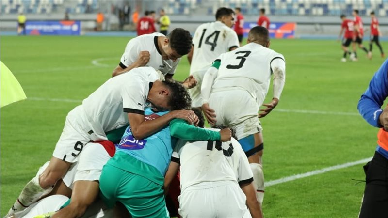 فرحة لاعبي منتخب