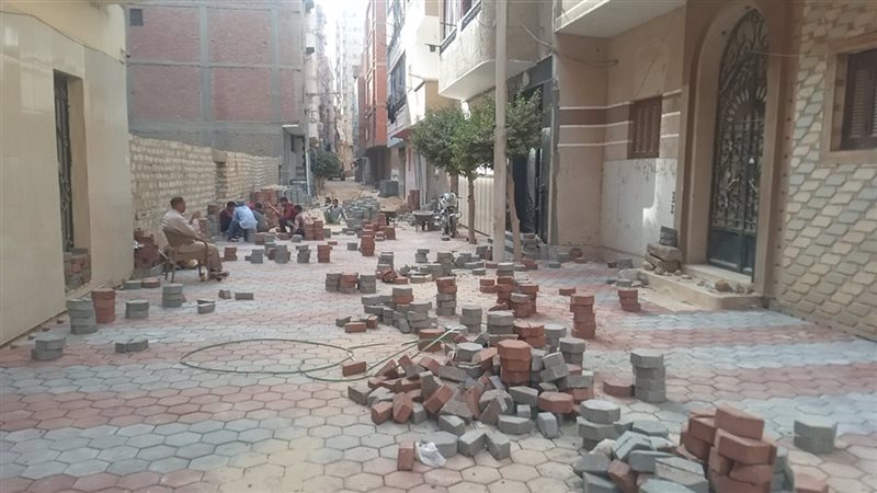 تركيب بلاط الانترلوك