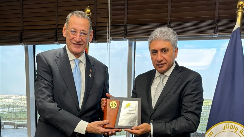 استقبال وزير السياحة