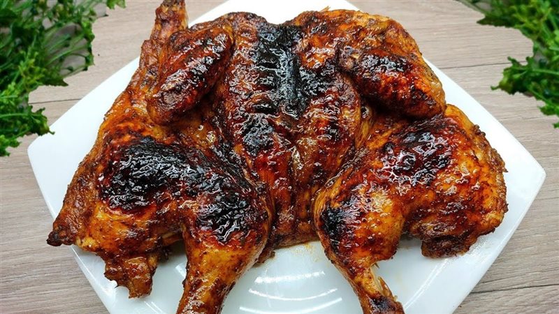 الفراخ المشوية بالفرن،